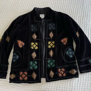 Armani Collezioni Black Velvet Jacket